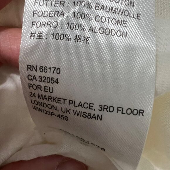 Urban Outfitters White Britney Cottage‎ Regency Corset Milkmaid Mini Dress M - Picture 11 of 13